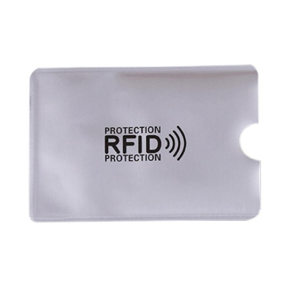 Security Foil for your credit card, contactless, silver color